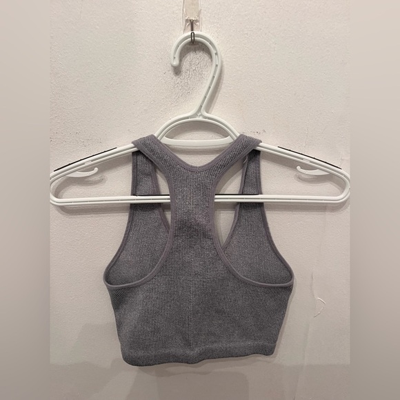FP Movement Ribbed Sports Bra Grey Extra Small - Picture 2 of 2